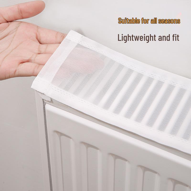 Dekorativní litinový kryt radiátoru: Polozakrytý protiprachový kryt a protikouřový štít