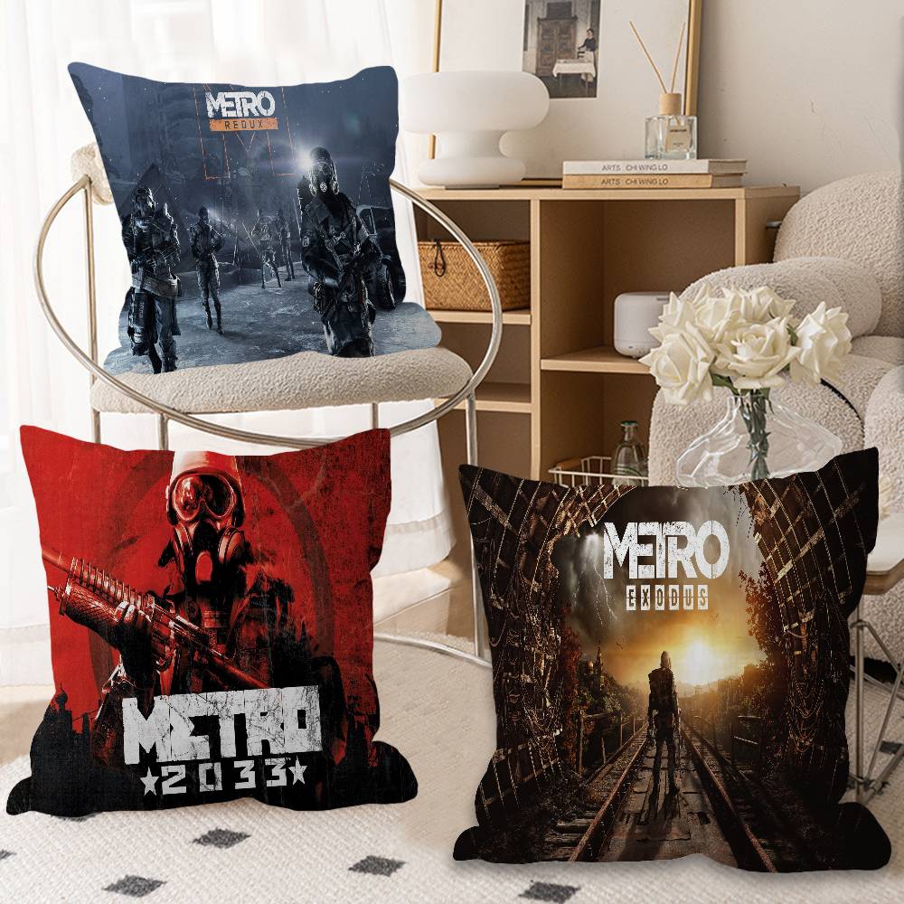 M-Metro 2033 Personalized Pillow Cover Kids Bedroom Wild Party Decor Pillowcase kid Birthday shower Gift