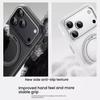 360° Rotating Kickstand Transparent Shockproof Phone Case for iPhone 17 Pro Max/Pro/Air with Full-Button Coverage