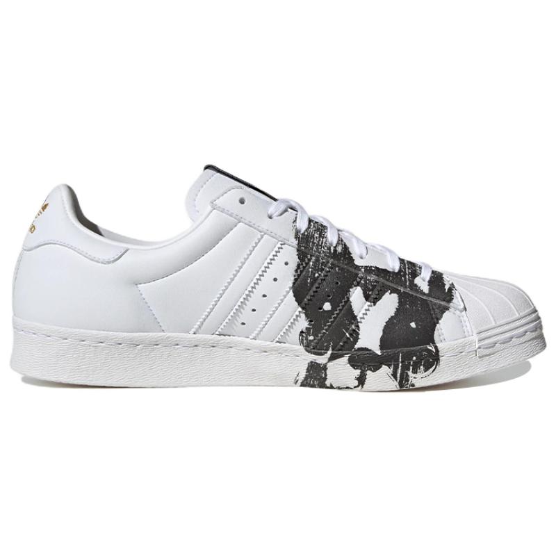 adidas Originals Superstar 80s X Han Meilin 'White Black' Sneakers ID4387