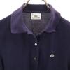 Lacoste Made In Japan Short Sleeve Polo Shirt 38 Navy Fawn Women Used