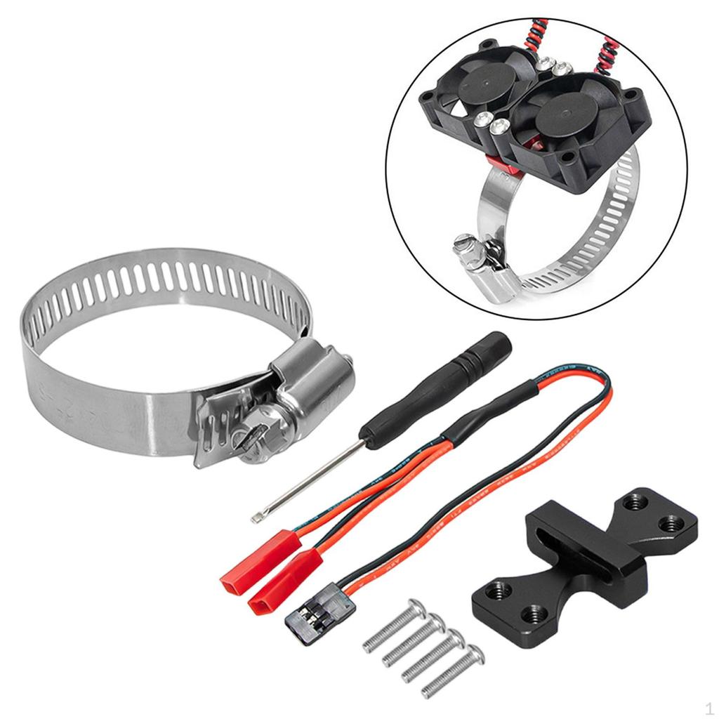 RC Motor Cooling Fan Base Adjustable Spare Parts Heat Dissipation Components