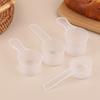 10Pcs 15/25/30/35g Transparent Plastic Milk Powder Spoon With ML Graduated Kitchen Baking Measuring Spoon