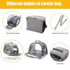 Rabbit Bird Travel Carrier Hamster Parrots Takeaway Bag New Stainless Steel Tray