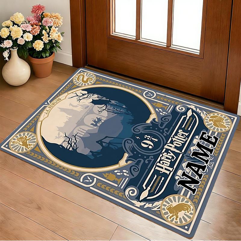 Custom Name Journey's End Living Room Non-Slip Area Rug Soft Carpet for Bedroom Kids Playroom Sofa Office Home Decor Doormat