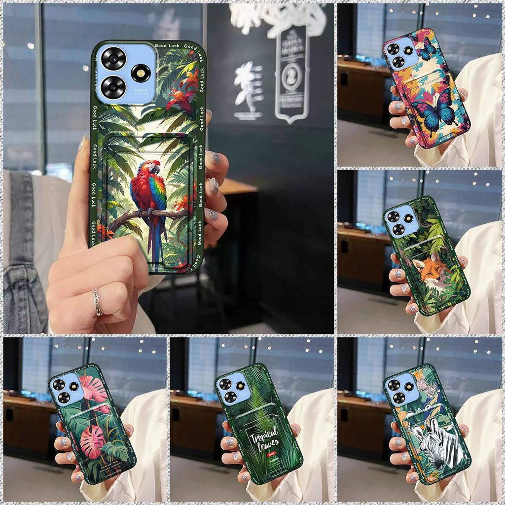 Waterproof Fashion Design Phone Case For ZTE Blade A73 4G/V50 Smart/V50 Design 4G/Axon50Lite Card bag Back Cover Cartoon