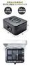 VOICE Portable Safe VSB-3-B, Dial Lock, A6 Size, Small, for Home and Office Use, W20 x D16 x H9cm (Black)