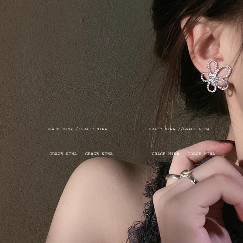 2025 High-End Silver Flower Earrings - Spring & Summer Collection for Women