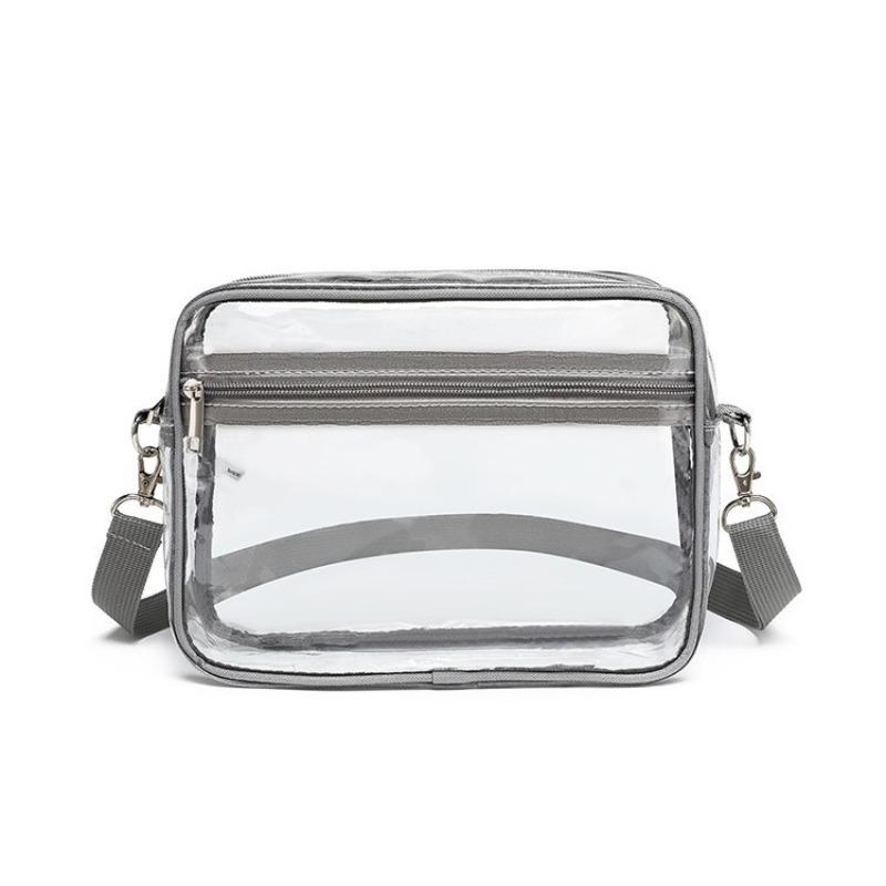 Hot-selling PVC waterproof travel messenger bag, travel portable see-through storage bag, beach mobile phone bag