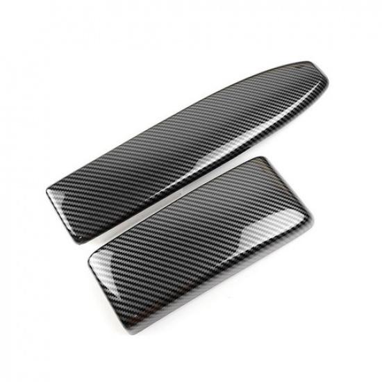 ABS Carbon Texture Center Armrest Box Cover For Mercedes Benz E C GLK Class W204