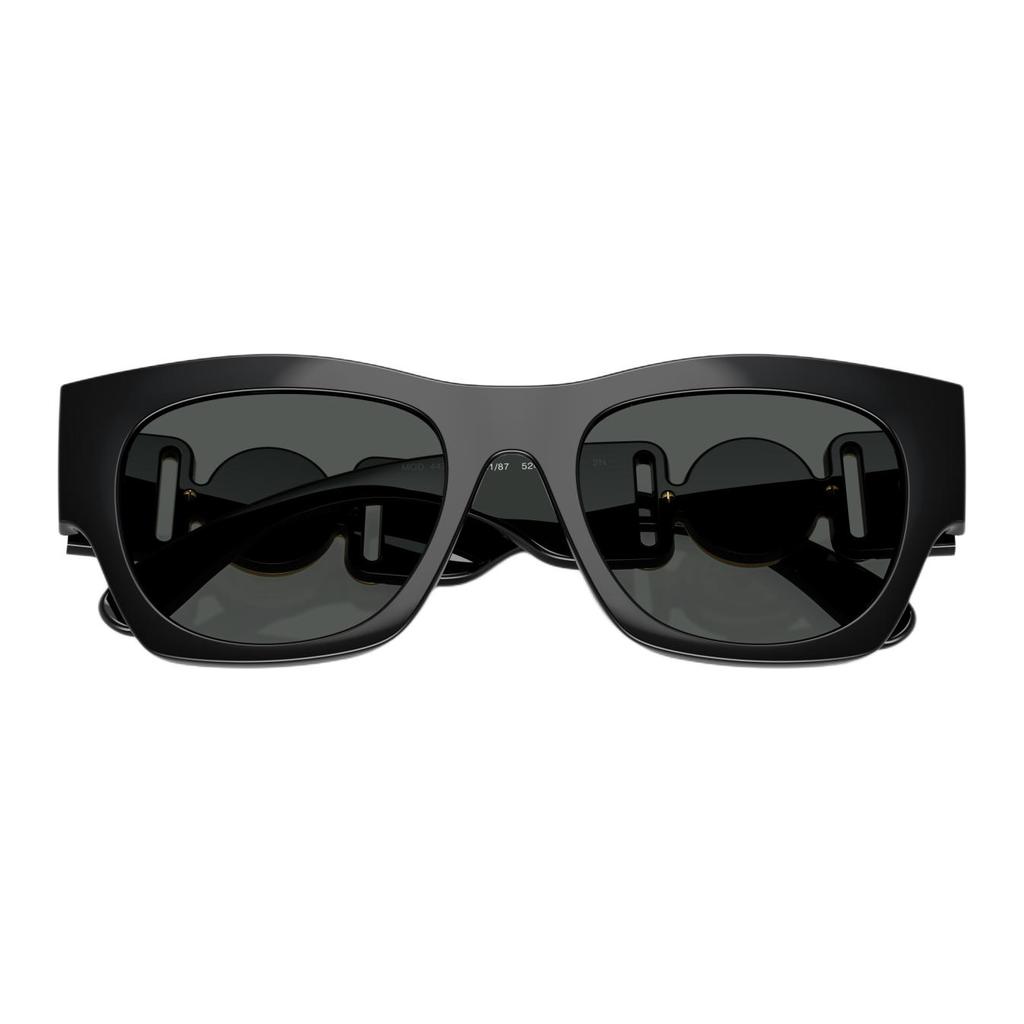 Versace Logo Design Square Sunglasses Unisex Sunglasses Black 0VE4479U-GB1/87