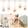 Rectangular 25/50/100Pcs With Rope Wooden Birthday Party Christmas Gift Label Hanging Tag Bookmark
