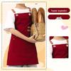 Waterproof & Oil-Proof Stain-Resistant Canvas Apron for Kitchens - Customizable Printing Available