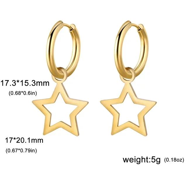 Cazador Cute Flower Drop Earrings for Women 2026 Trending Gold Color Stainless Steel New In Earrings Party Wedding Jewelry Gift