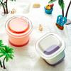 Silicone Ice Cube Mold with Lid Reusable Ice Ball Maker Large Flexible Ice