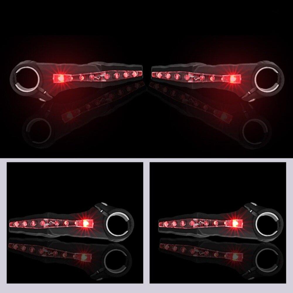 Bicycle LED Turn Lights Flash Light Cycling Handle Bar End Night Safety Warning Lamp