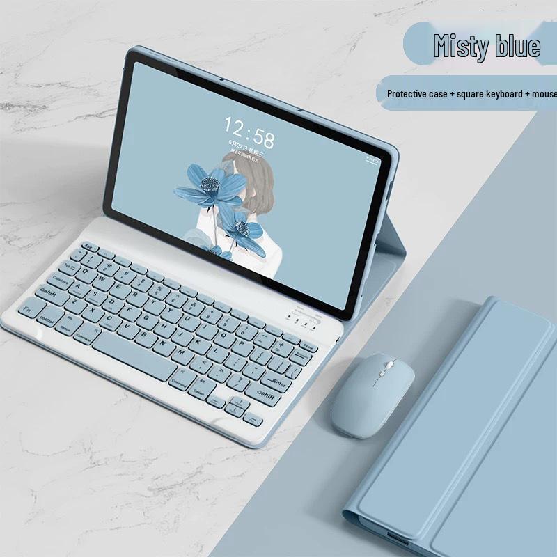 Huawei MatePad Mini Magnetic Keyboard & Leather Case for Honor Pad X7 8.7" with Pen Holder.