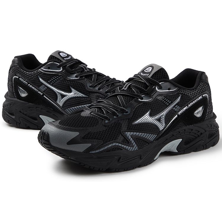 Mizuno Adventure Twe Sports Trend Non-Slip Wear-Resistant Low-Top Casual Shoes Unisex Sneaker Black D1GH230103