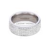 Damen Herren Mode Luxus Zirkon Diamant Ring Zierlich Paar Eheringe Elegantes Schmuckstück Geschenk