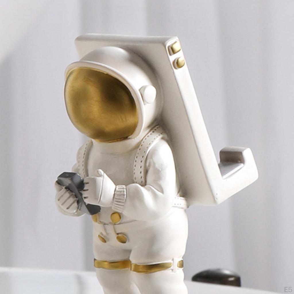 Astronautenfigur aus Kunstharz Tischdekoration Thematische Skulptur für Schlafzimmerzimmer Handwerk