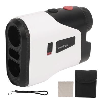 Golf Rangefinder High Accuracy 6.5X Magnification Clear View 656yd Laser Distance Meter with Slope Switch for Hunting