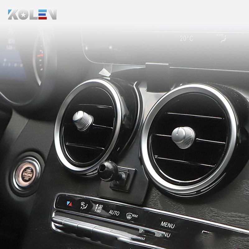 Auto Mobile Phone Mount Fit For Mercedes Benz C Class W205 C180 C250 C300 Glc X253 Gps Gravity Bracket Navigation Stand