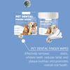 Pet Teeth Cleaning Finger Wipes Disposable Gentle Teeth Cleaning Pads Cleaning Bad Breath Remover Wipes For Outdoors