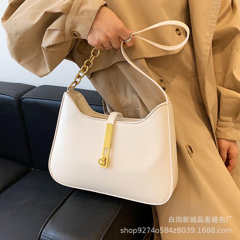 Spring popular shoulder bag, niche design, fashionable underarm bag, women's bag, 2025 new trendy foreign crossbody bag