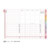 Kutsuwa 2026 A6 Weekly Planner with Household Accounting Book, Monday Start, Champagne Gold, 141SHC, December 2025 Start