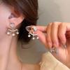 S925 Silver Heart Stud Earrings - Korean Style, Versatile Luxury Jewelry