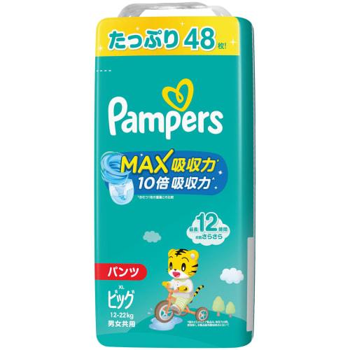 

[Трусики большого размера] Подгузники Pampers, Smooth Care, MAX Absorbation (12~22 кг), 48 штук