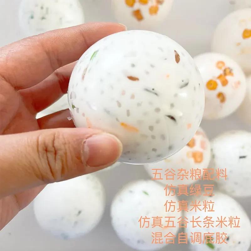Creative Clay Craft Balls, Squeeze Balls, Stress-Relief Toys, Moldable Cookies, Whole Grains And Legumes Craft Balls, Squeeze To