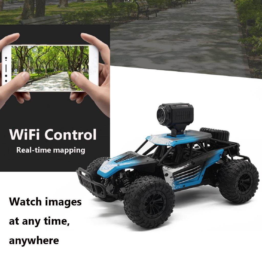 6V 2.4G 4WD 48KM/h Speed 480P WiFi Camera WIFI FPV Control Off-road Truck RTR Toy With Remote Control Phone Electric RC Car Toys