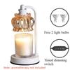 Simple Retro Wax Melting Aromatherapy Lamp Dimming Timing Coffee Shop Home Living Room Bedroom Atmosphere Lighting Decoration