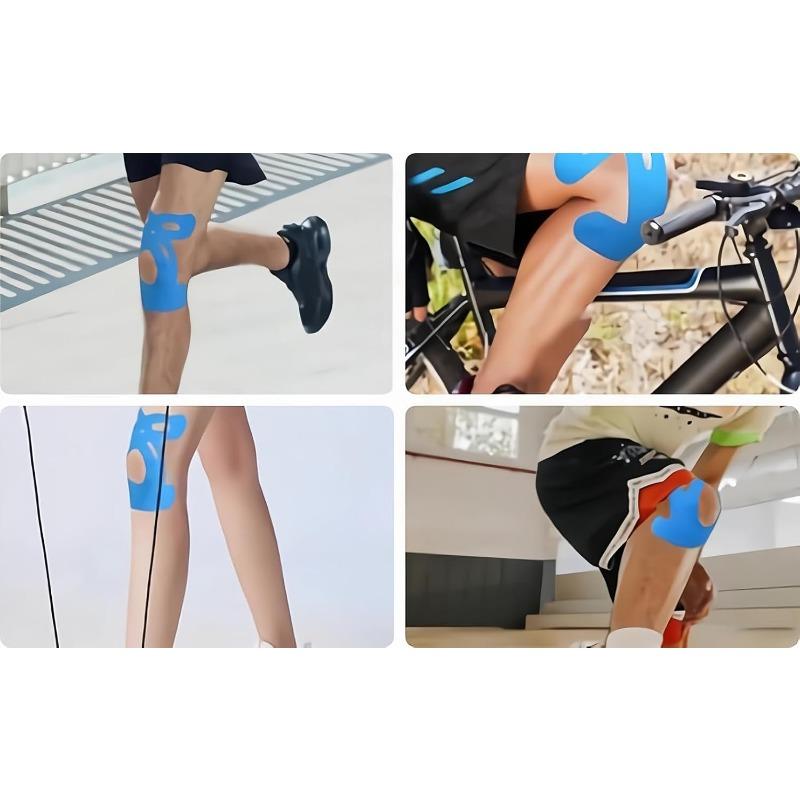 PreCut Kinesiotapes, Pre-Cut Kinesiotapes, Pack of 10, Skin-Friendly with Perfect Wearing Comfort, Waterproof & Elastic Physio Tape for Knee Pain