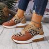 Damen Freizeitsportschuhe Leopardenmuster 2026 Herbst Bequem Rutschfest Outdoor-Schuhe Abriebfest Weichsohlige Freizeitschuhe