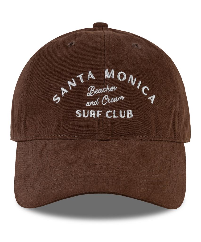 Bichiseuaenkeulim Santa Monica Cotton Ball Cap-Brown