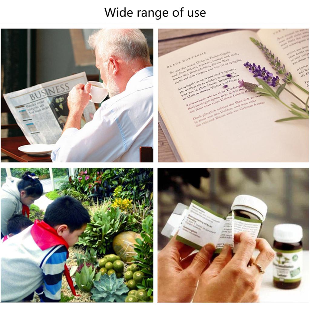 Magnifying Glasses, Heads Magnifier Glasses with 4 LED Lights,1.5X 2X 2.5X 3.5X Magnifier for Reading