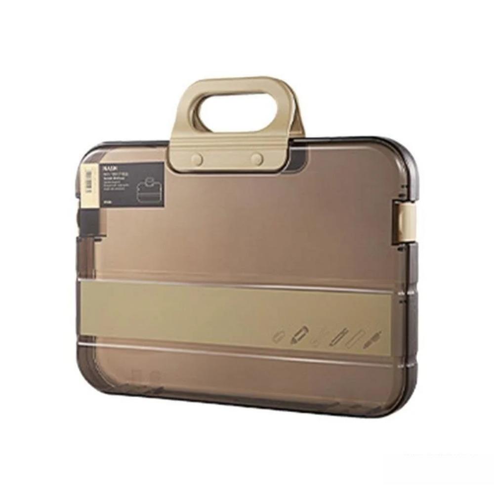 with Handle Documents Case Portable Document Storage Boxes Handheld File Bag Office Supplies