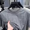 PLAYBOY Men's Mercerized Cotton Short Sleeve Crew Neck T-Shirt
