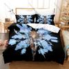 Granblue Fantasy GBF Relink Narmaya Zoya Fantasy Anime HD Print Bedding Set Duvet Cover + 2 Pillowcases Polyester Gamer Bedroom
