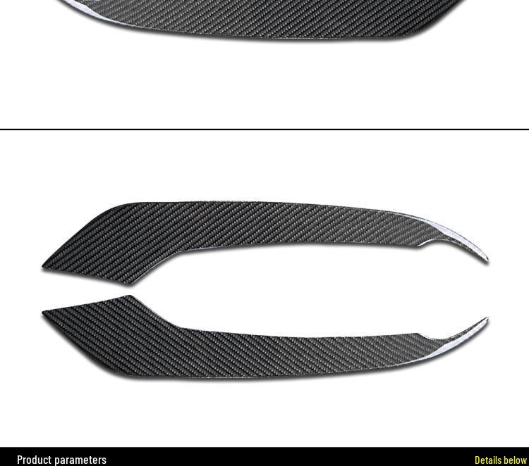 Carbon Fiber Wind Knife Turn Signal for 15-17 Ford Mustang