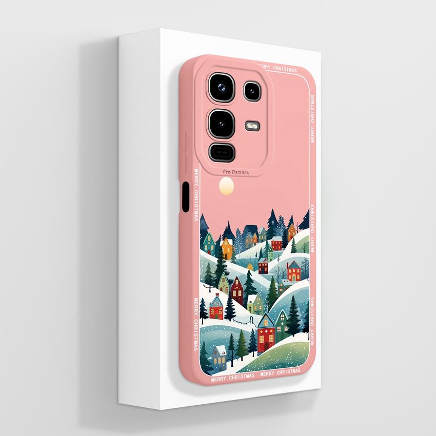 For Infinix Note 50x 50s 50 Pro Plus GT 10 30 Pro 5G Phone Cases Cute Cat Patterns Screen Protector Liquid Silicone Anti Slip Shell For Infinix Casing