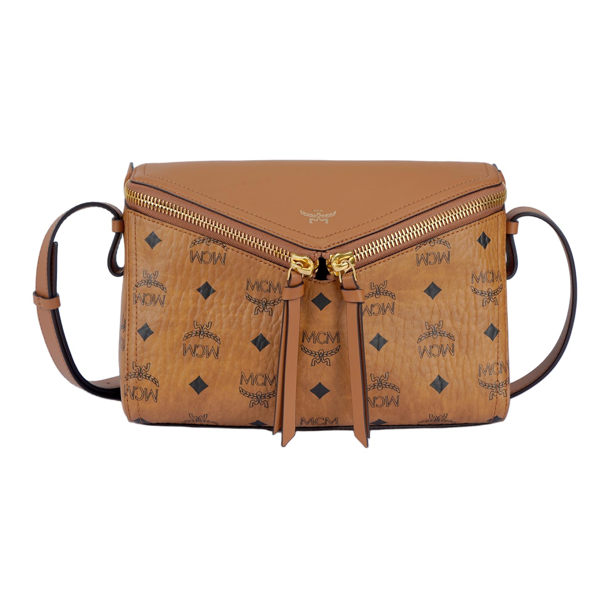 

MCM Diamant 3D Shoulder Bag Unisex Shoulder Bag Brown Cognac MWSEAAK04CO001 Basic Set (Bag+Dust Bag)