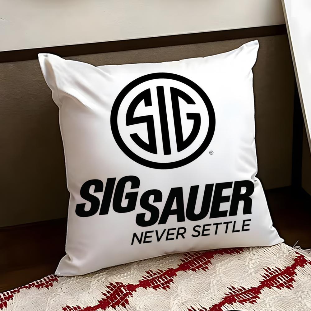 

Brand SSig SauerS Cushion Cover Reversible Soft Durable Pillow Cover Home Car MultiScene Use for Daily Comfort 30X30cm