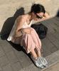 Romantic Move [Romantic Move X Han Bbiu] Ethereal Low Mix Sneakers R26W200 (Silver)