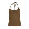 Women's Summer Small Vest Outer Wear Camisole Bottom Shirt Sexy Exposed Navel Color Slim Top