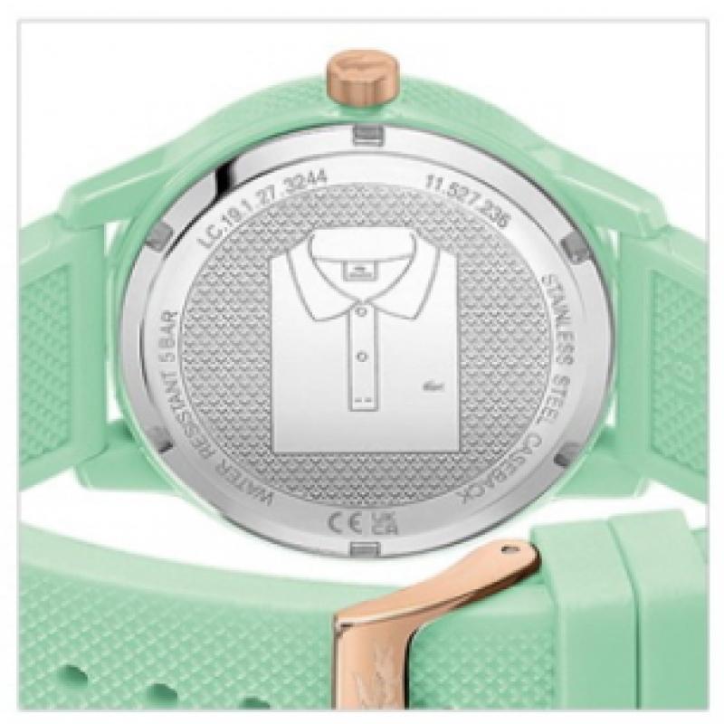 LacoSte Women S Quartz Silicone wriStwatch
