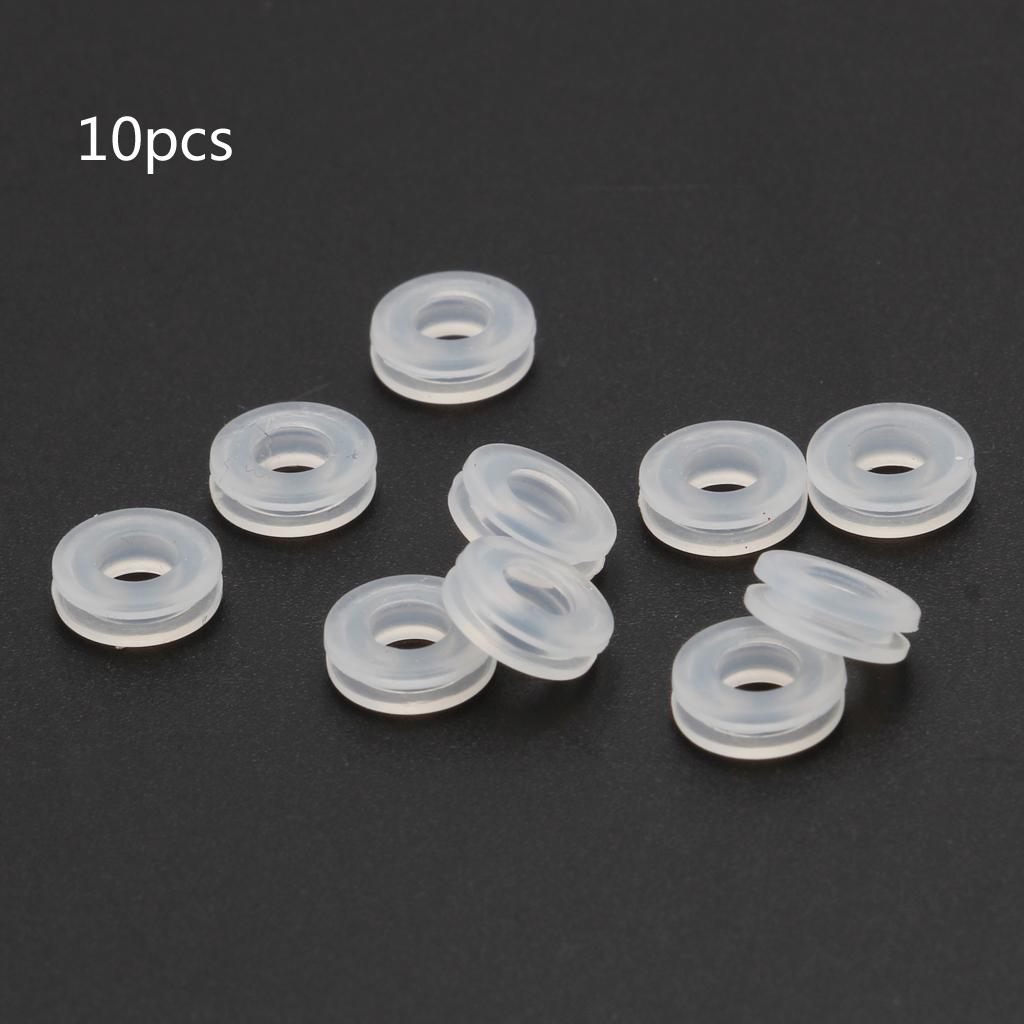 10x Silicone Earring Cushions Piercing Discs for Piercing Bump Clear Disc Pad Other чистый