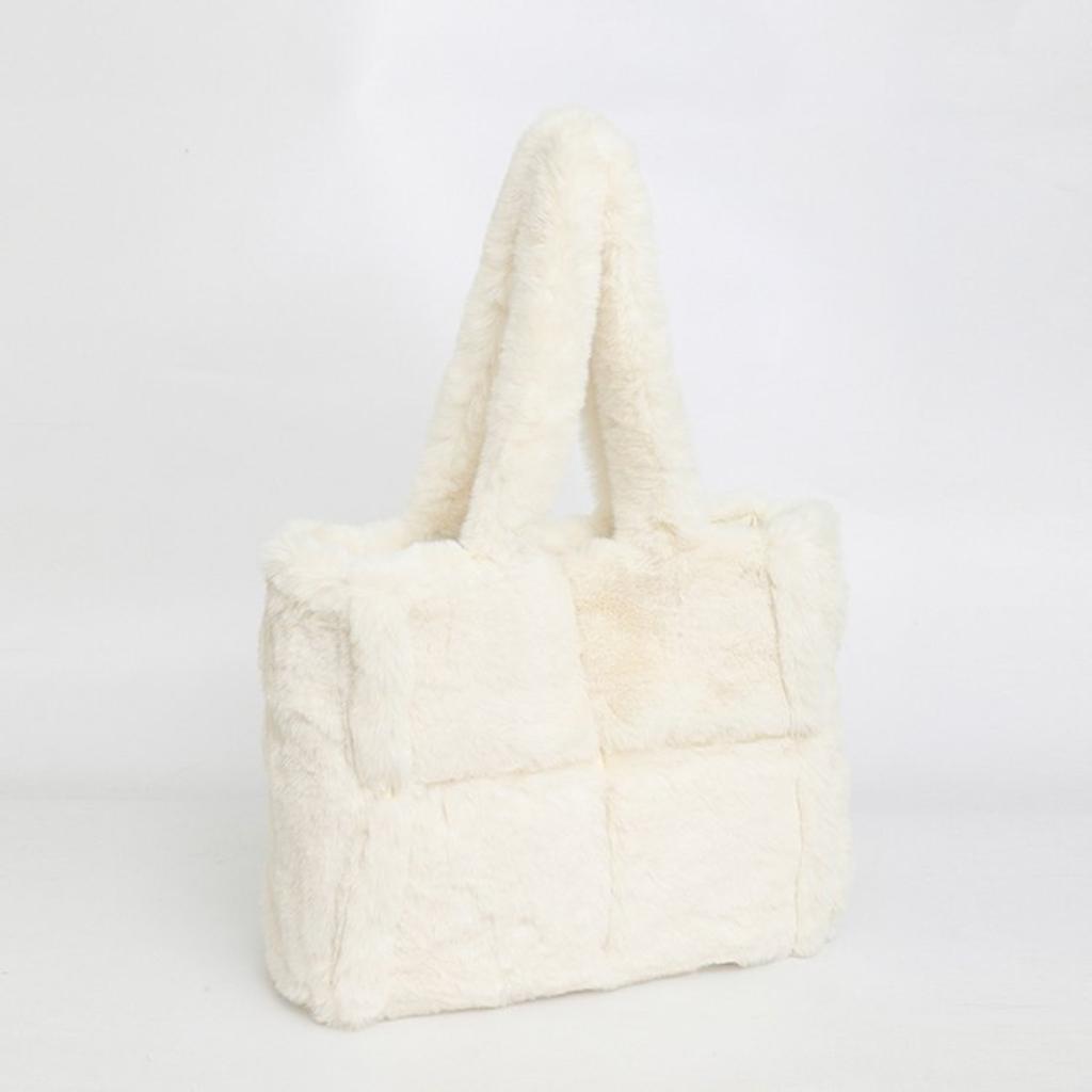 Tote Bag Women Fur Large Capacity Daily Commute